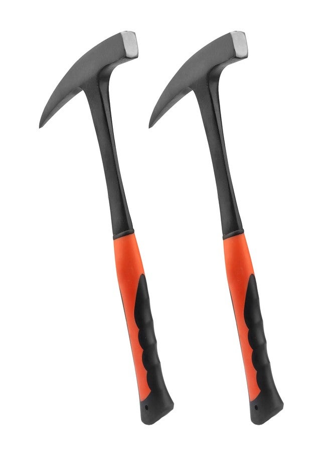 GENHAKON 2 PCS 28 oz Rock Pick Hammer, 11.8 Inch Masonry Hammer, All Steel Geologist Hammer, by GENHAKON - Image 4