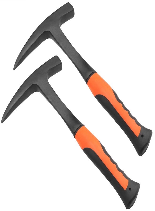 GENHAKON 2 PCS 28 oz Rock Pick Hammer, 11.8 Inch Masonry Hammer, All Steel Geologist Hammer, by GENHAKON - Image 1