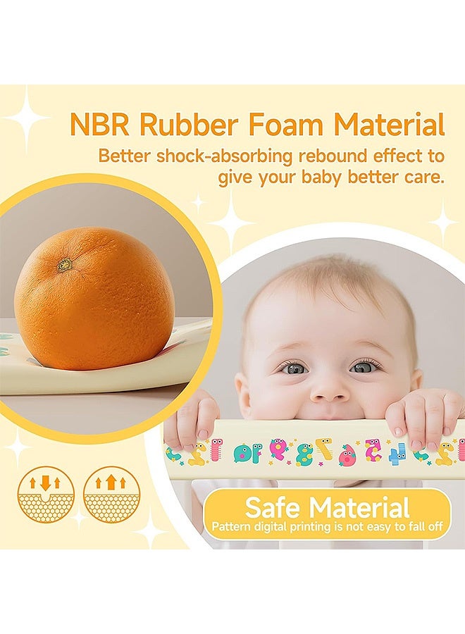 MXN 6.5ft Baby Proofing Edge & Corner Guard Protector Set, Edge Safety Bumpers, Baby Proofing Foam, Safety Furniture Bumper Protectors, Baby Proof Corners for Furniture Tables, 2M Edges & 10-piece Foam Corners - Image 4