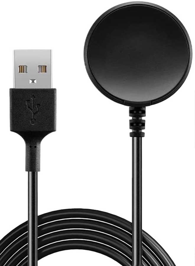 بشكل مختصر كبل شحن سريع بطول 1 متر/3.3 قدم مقبس USB لشحن سтайلز ستار جالاكسي واتش 8/8 كلاسيك/الترا/7/FE/6/5/4 بحجوم 40ملم و44ملم، 6/4 كلاسيك بحجوم 43ملم و47ملم/42ملم و46ملم، و5 برو بحجم 45ملم - Image 3