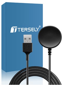 Tersely 1M/3.3ft 10W Fast Charging Cable Clip Dock Charger for Samsung Galaxy Watch 7/6/5/4 (40mm/44mm),FE, 6 Classic (43mm/47mm), Watch 5 Pro, Active 2/1, Watch4 Classic, Watch 3  - Image 1