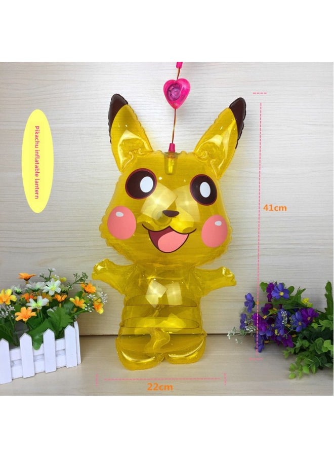 Supply PVC Inflatable Cartoon Music Lanterns Mid-Autumn Festival Children's Lanterns Can Be Wholesale-Color:Superman  - Image 2