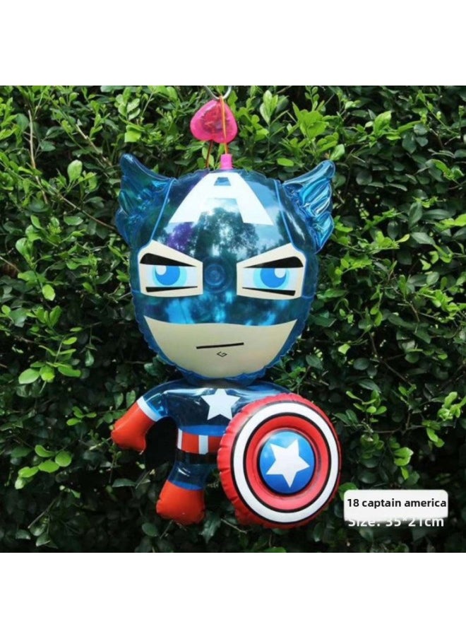 Supply PVC Inflatable Cartoon Music Lanterns Mid-Autumn Festival Children's Lanterns Can Be Wholesale-Color:Superman  - Image 5