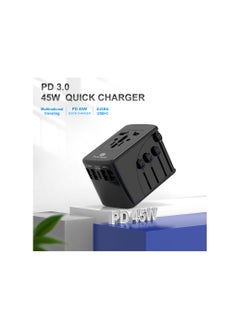 Phone Planet Universal Travel Power Adapter Black  - Image 3