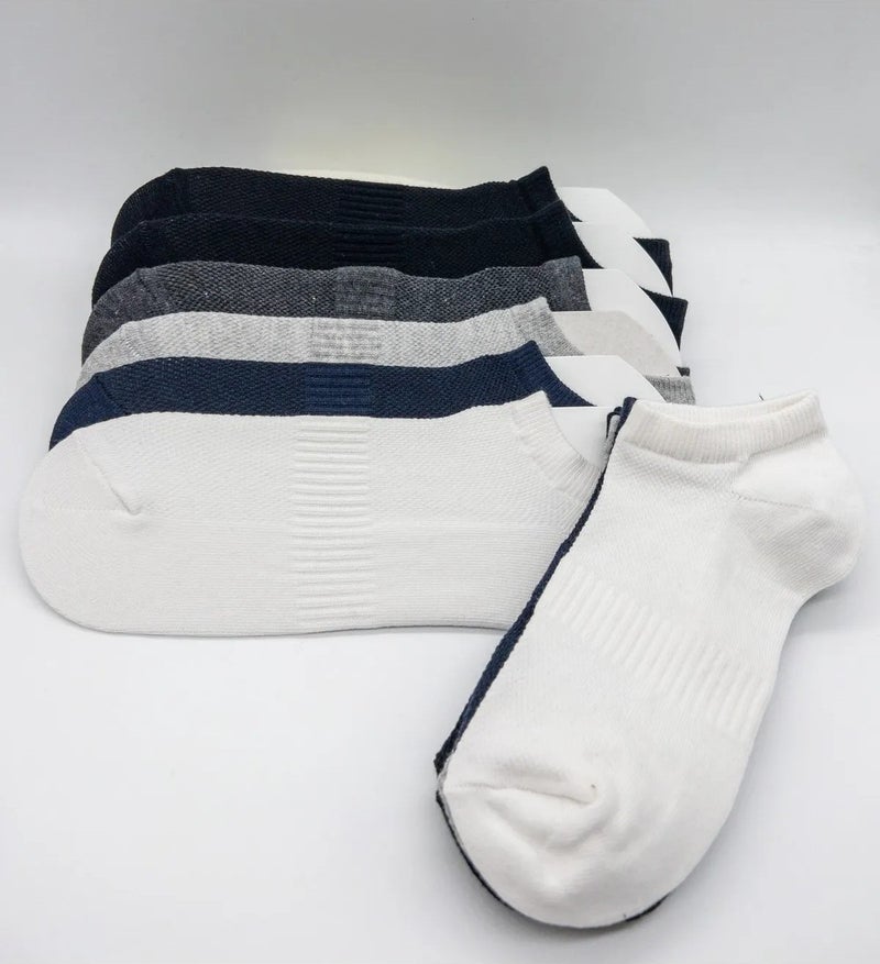 Ciho Socks Premium 12 Pairs Modal Unisex Ventilated Combed Cotton Invisible Sports Socks  - Image 2