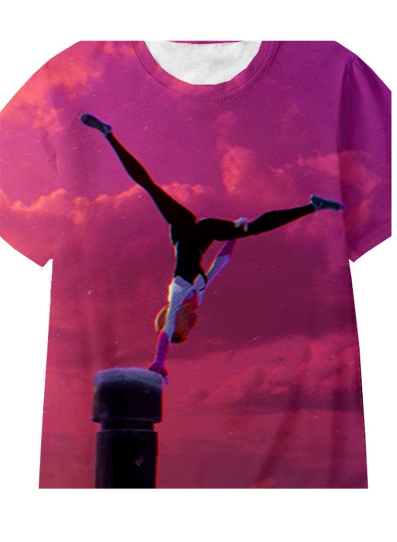 Spider-Man Across the Universe Handsome Loose Pullover T-shirt 3D digital printing personalized breathable T-shirt - Image 2