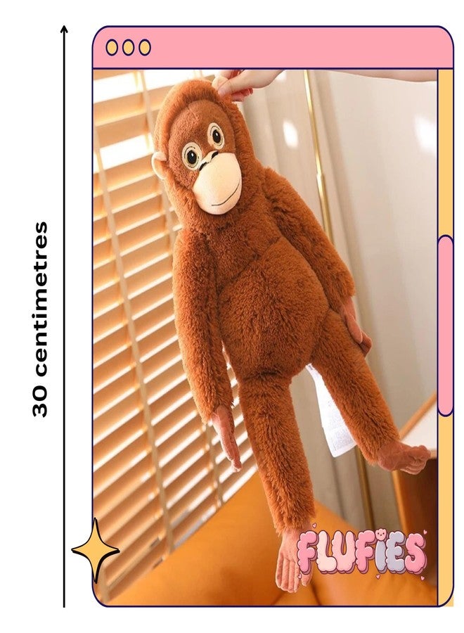 Fusked Flufies Plush Soft Toys for New Born Baby and Baby Boy - Soft and Easy Wash Plush - Huggable Plush Toys for Girls and Boys - Soft Toy for Home Décor (Punch Monkey) - Image 3