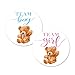 MAGJUCHE Bear Gender Reveal Stickers 40 2 Inch Team Girl Team Boy Baby Shower Party Sticker Labels - Image 3