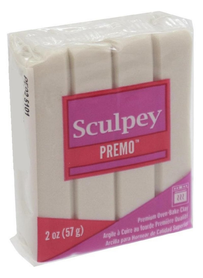 Sculpey Premo Premium Oven Baked Polymer Clay Pearl 57G - Image 1