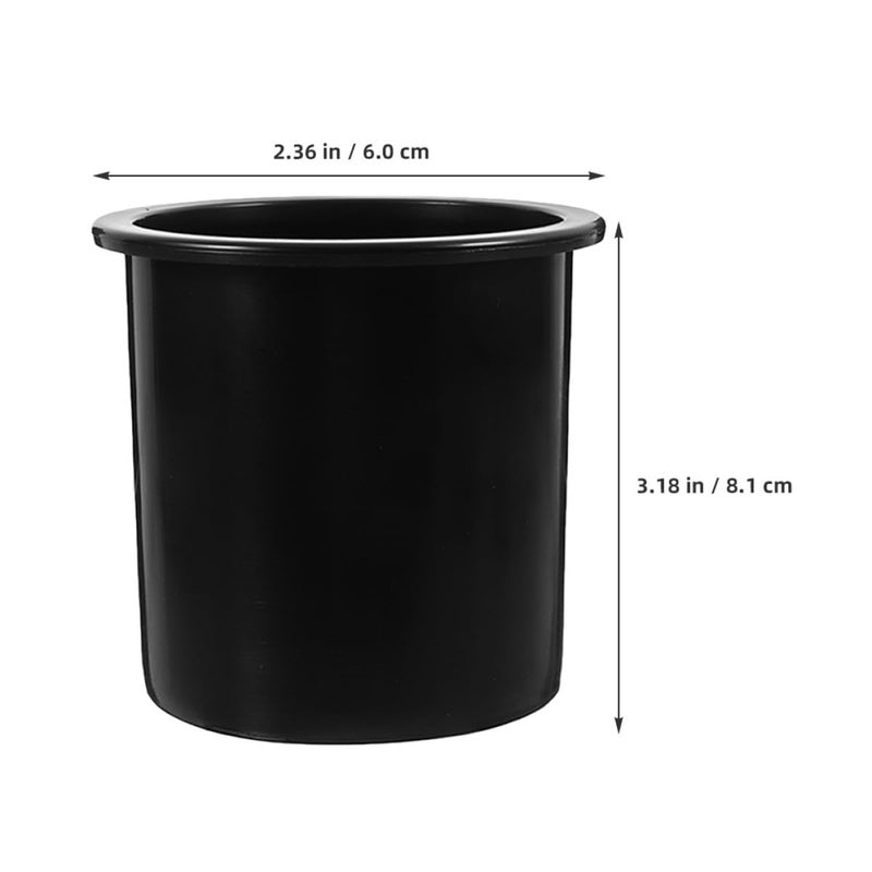 2 Pack Universal Cup Holder Insert For Car Sofa Recliner RV Black Anti Collision - Image 3