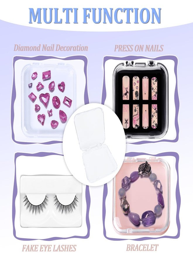 Adodotoe Press on Nail Box,30 Sets Display Case Artificial Nails Display Storage Box with 60 Pcs Adhesive Double Sided Tape Press On Nail Packaging for Nail Salon - Image 4