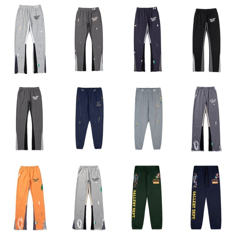 Gallery Dept. Splash-Ink Casual Pants American Streetwear Brand Men'S Sweatpants Spring/Summer Ins High Street Pants Women - Image 3