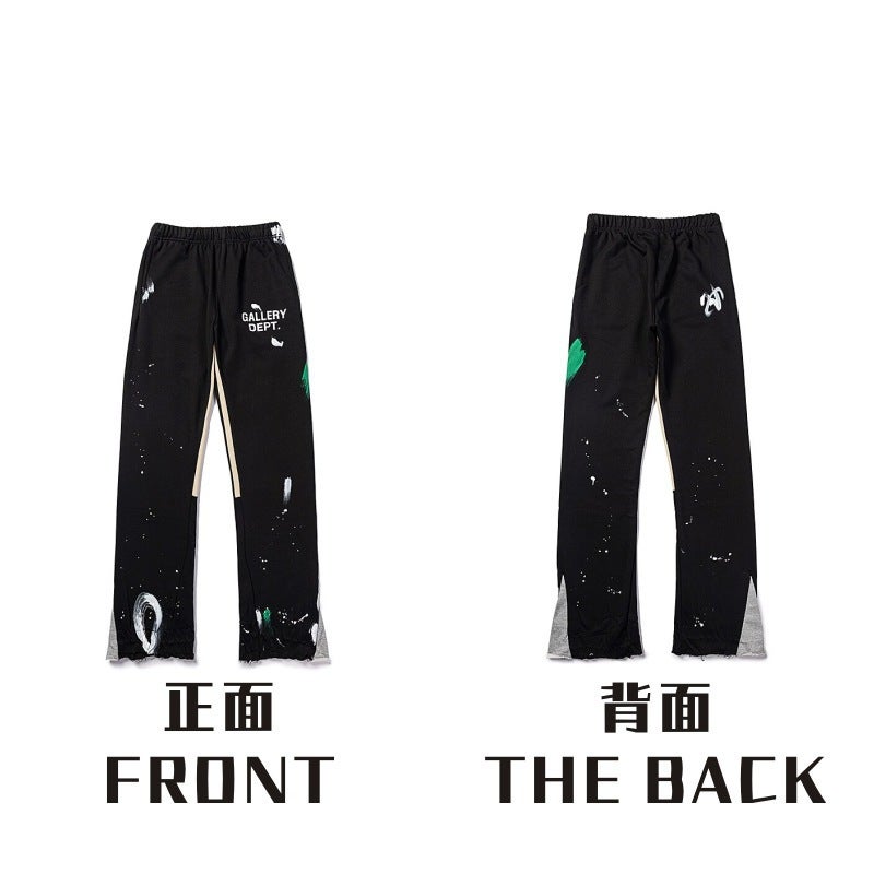 Gallery Dept. Splash-Ink Casual Pants American Streetwear Brand Men'S Sweatpants Spring/Summer Ins High Street Pants Women - Image 1