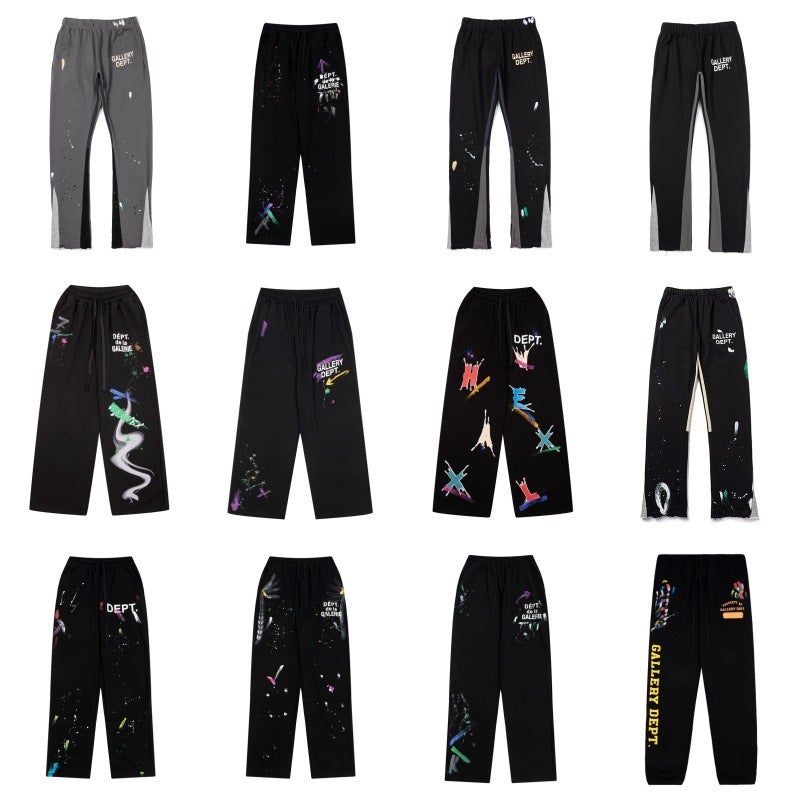 Gallery Dept. Splash-Ink Casual Pants American Streetwear Brand Men'S Sweatpants Spring/Summer Ins High Street Pants Women - Image 2
