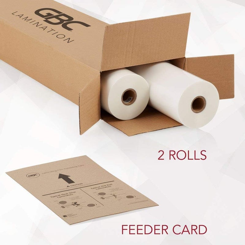 GBC Thermal Laminating Film Roll, 2 Pack, NAP I, 1" Poly-In Core, 1.5 Mil Laminate Rolls, 18" x 500', School Lamination (3000003) - Image 3