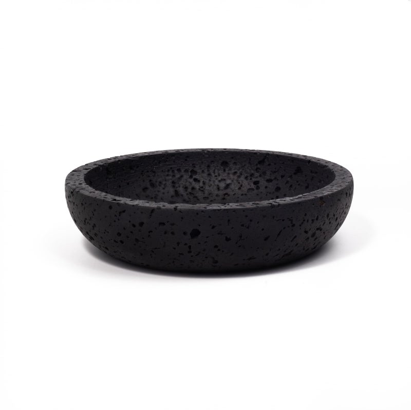 Shelf & Nook Travertine Decorative Bowls for Home Decor. Key Bowl for Entryway Table in a Choice of 5 Colors (Black, Small) - Image 3