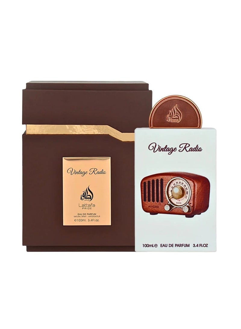 Lattafa Unisex Pride Vintage Radio Eau de Parfum 100 ml - Image 1