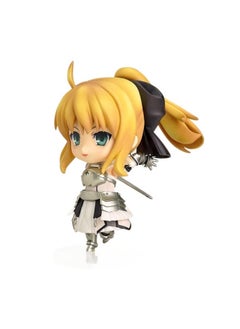 General Q version of clay man FATE fate 77 #Baisaiba saber lily exchangeable face animation figure model to give fans and friends gifts (10cm)  - Image 1