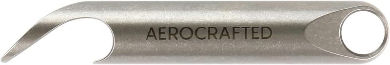 Aerocrafted فتاحة زجاجات وينجمان - تيتانيوم للحمل اليومي، أداة متعددة الوظائف لفتح البيرة وكسر الأجسام الصلبة للمفاتيح، صنع في الولايات المتحدة الأمريكية - Image 1