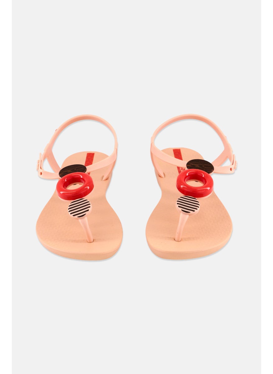 Ipanema Women Class Modern Snap Closure Sandal, Peach  - Image 4