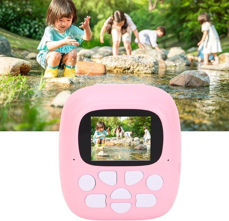 Instant Print Camera 24MP Selfie Digital Camera With 180 Degree Rotation Lens And Music Player - Image 4