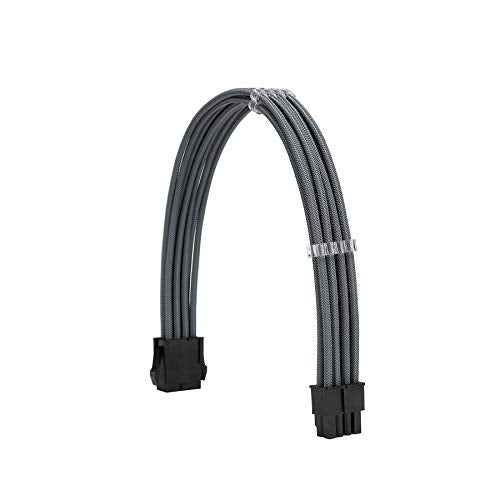 Formulamod Sleeve Extension Power Supply Cable Kit 18AWG ATX 24P+ EPS 8-P+PCI-E8-P with Combs for PSU to Motherboard/GPU (Grey) - Image 4
