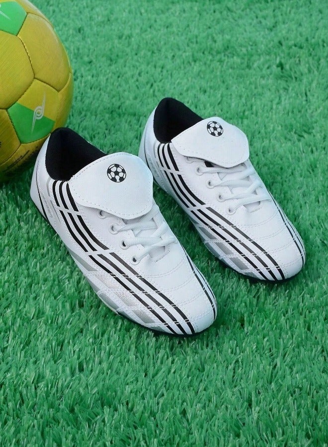 ShebSheb Football Shoes For Kids-Lightweight, Durable & Comfortable Youth Football Boots With Excellent Traction AG/FG - Image 2
