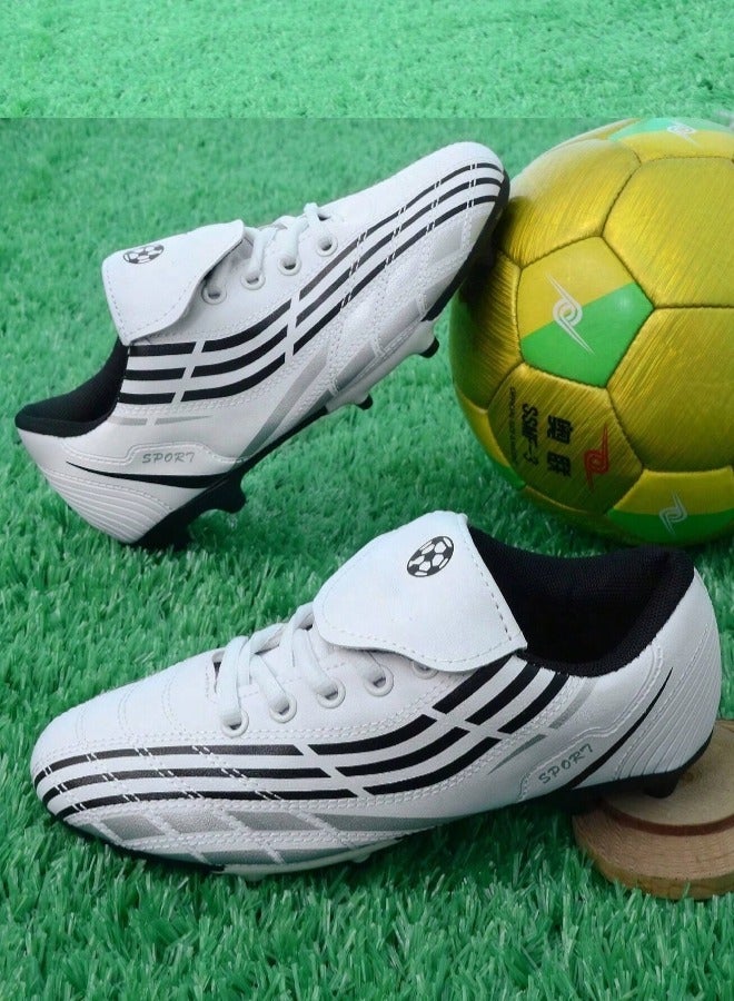 Football Shoes For Kids-Lightweight, Durable & Comfortable Youth Football Boots With Excellent Traction AG/FG