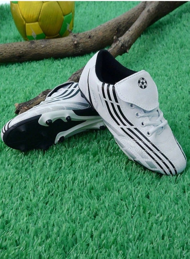 ShebSheb Football Shoes For Kids-Lightweight, Durable & Comfortable Youth Football Boots With Excellent Traction AG/FG - Image 3