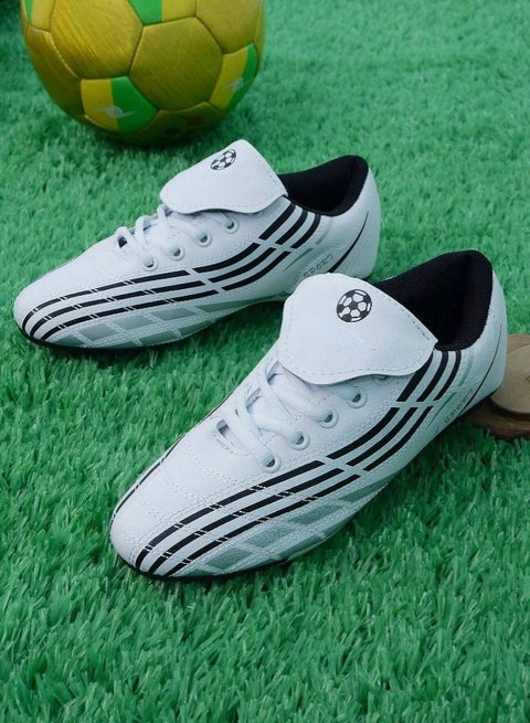 أحذية كرة قدم للأطفال - خفيفة الوزن، متينة ومريحة، أحذية كرة قدم للشباب مع تماسك ممتاز AG/FG