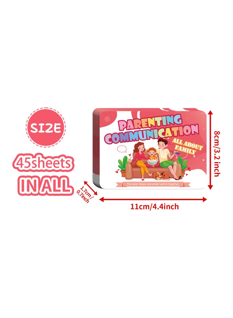 Generic Ramadan Gift  46 Family Relationship English Short Sentences Children's Educational Early Education Parent-Child Interactive Communication Questions And Answers Early Education Toys  - Image 2
