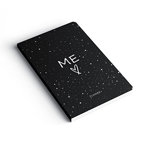 FACTOR NOTES Undated Planner: 12 Months Ultimate organizer | Monthly & Weekly Layouts | Schedule Appointments | Weekly Habit Trackers | Goal Setting | Free Stickers (ME) Black - Image 3