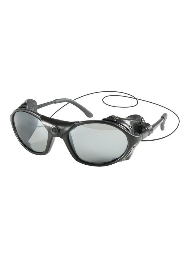 ROTHCO Black Tactical Sunglasses With Wind Guard (Glacier Glasses)