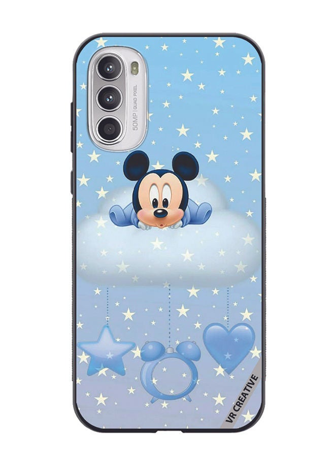 VR CREATIVE Protective Case Cover For Motorola Moto G82 Mikey Mouse Design Multicolour - Image 1