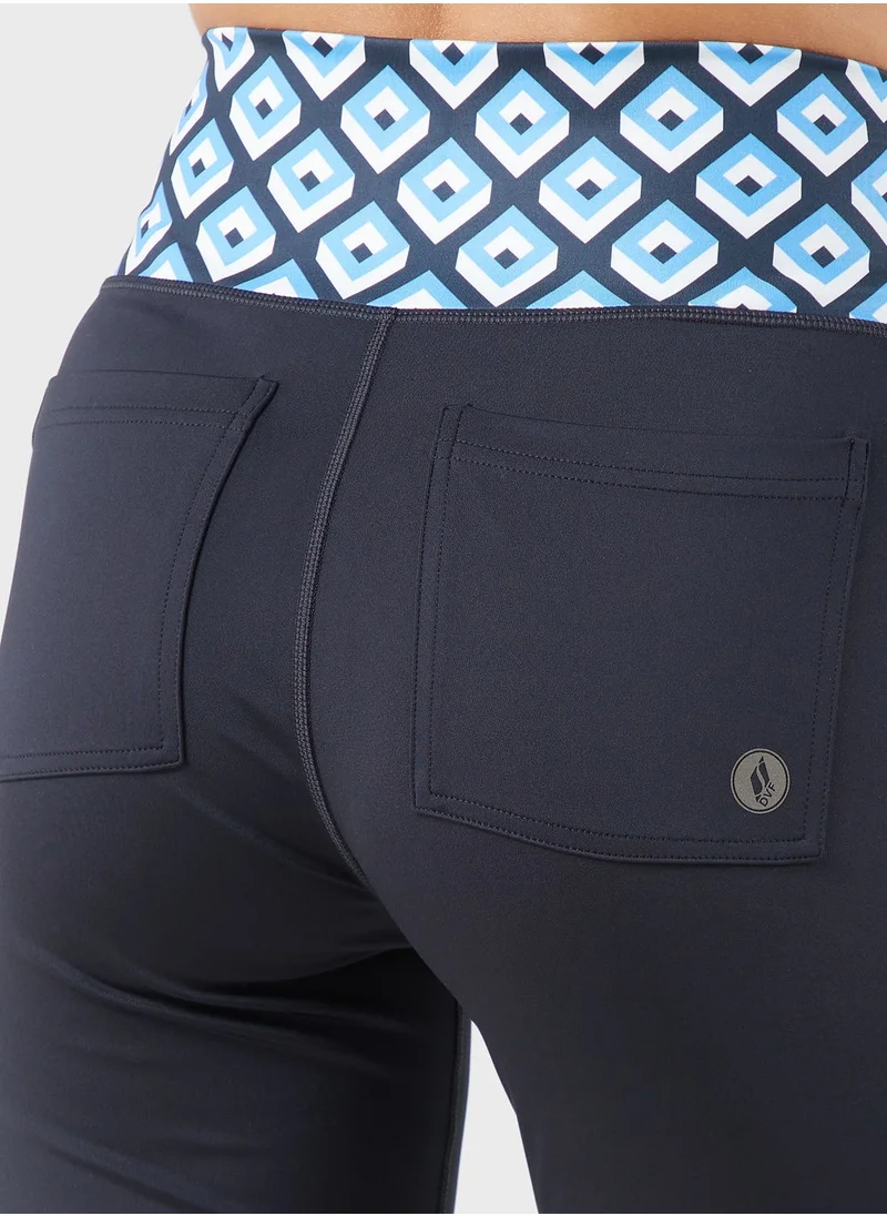 SKECHERS Dvf Gosculpt Geo Print Gowalk Pants