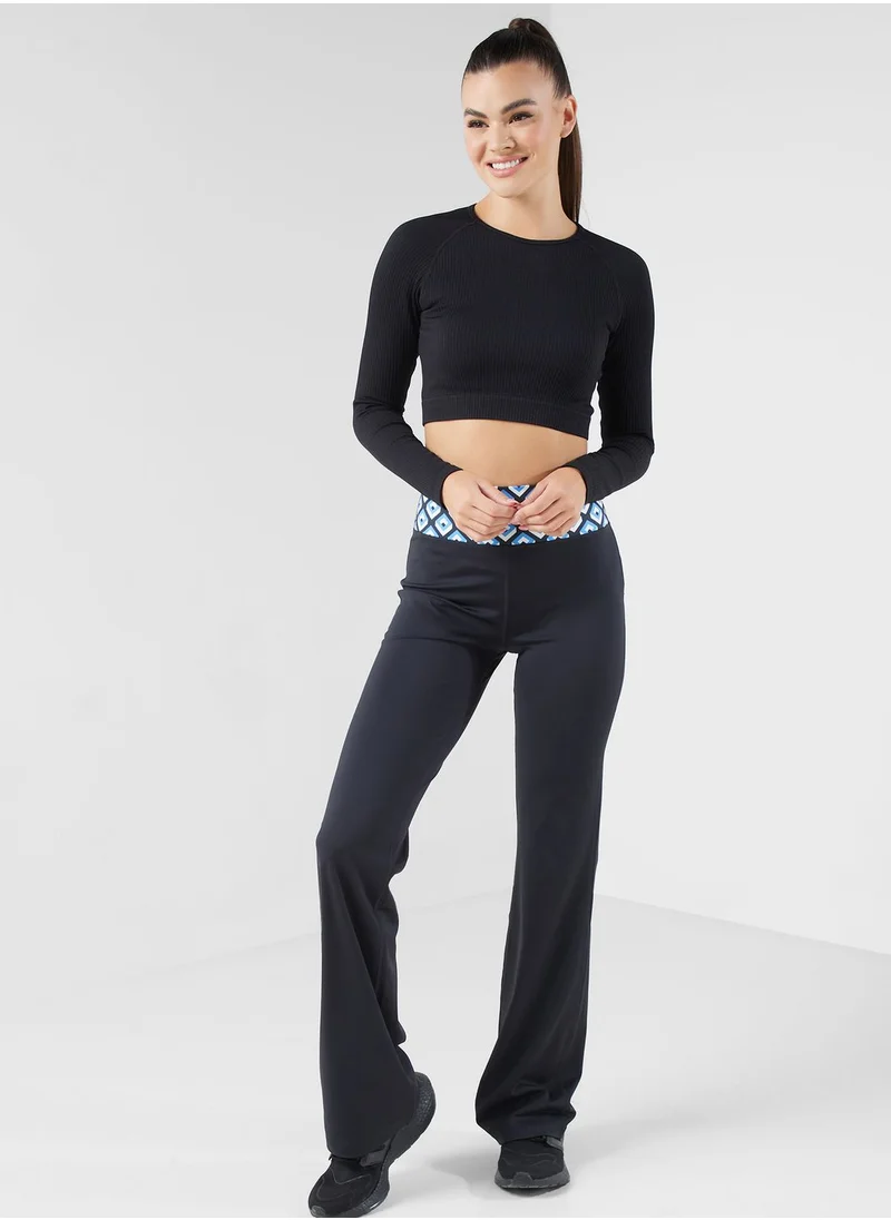 SKECHERS Dvf Gosculpt Geo Print Gowalk Pants
