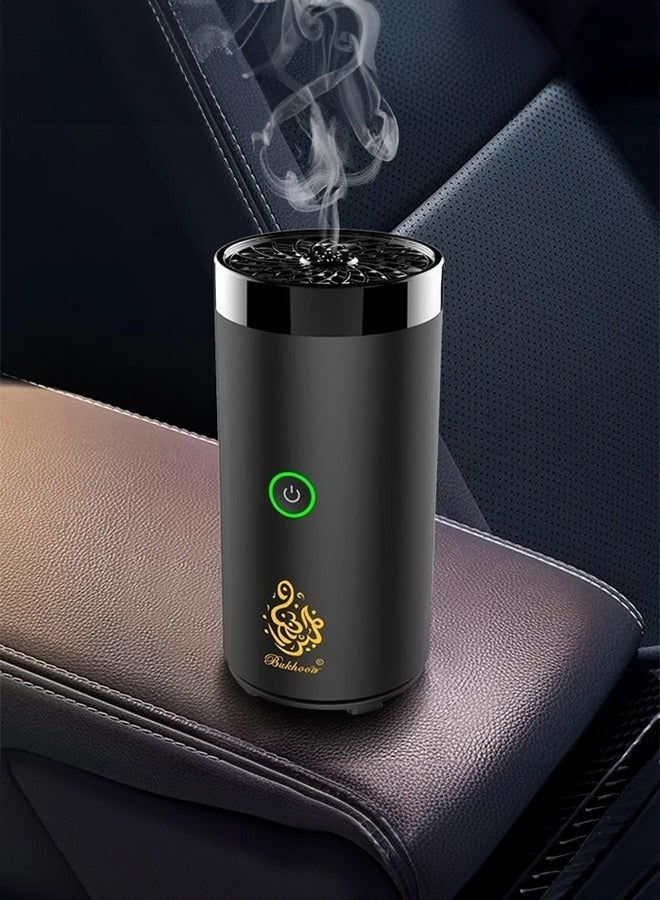 DIDA electric incense burner V1 for car and home use with a USB Type-C port in black. - Image 3