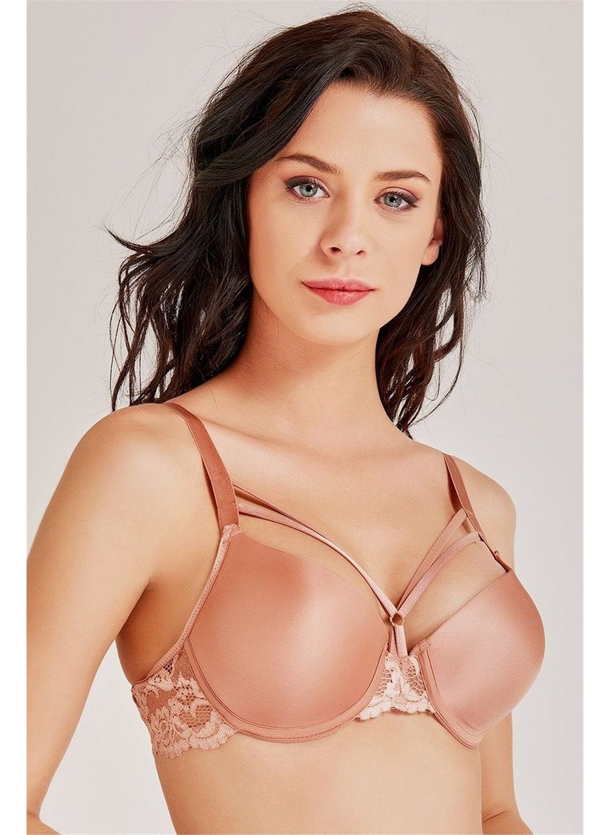 Magic Form 2589 Women's Tile Lace Drawstring Sponge Bra  - Image 1