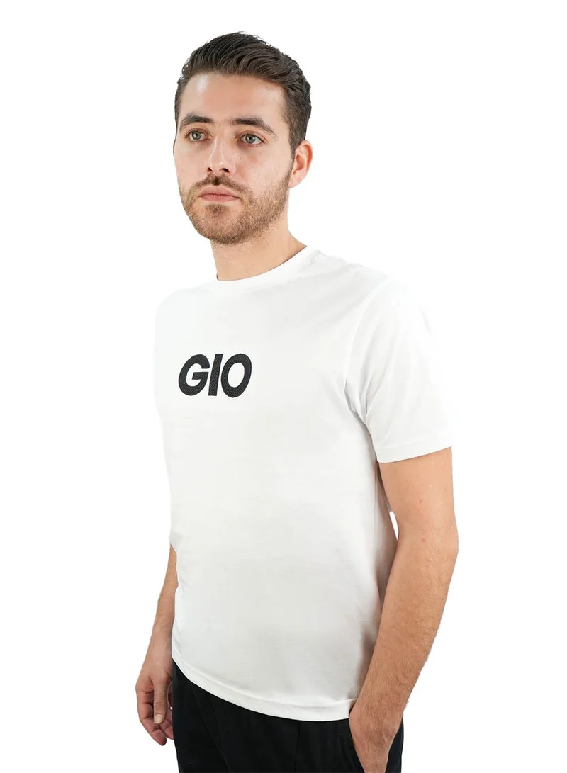 جيوردانو تي شيرت رجالي قطني بطبعة مميزة