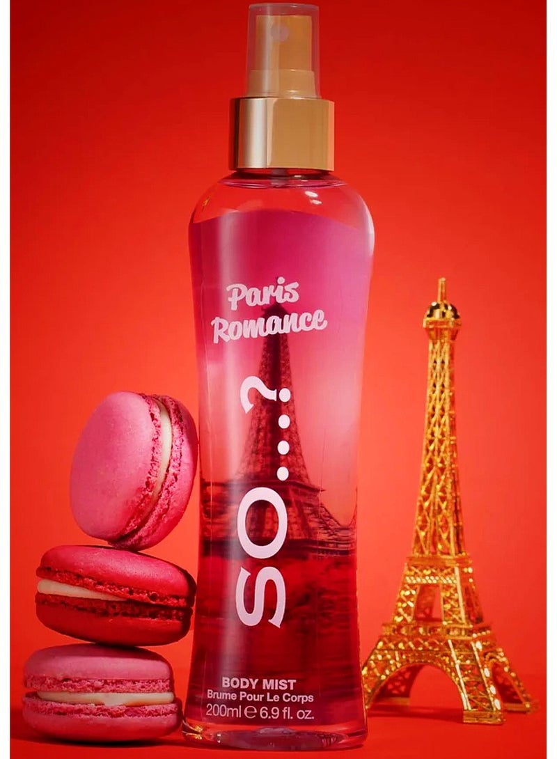 So..? Paris Romance Perfumed Body Spray 200 ml - Image 2