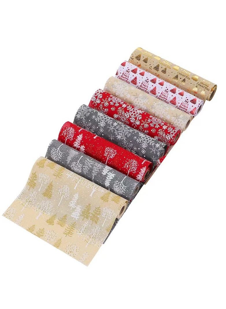 ACLIX - Christmas Table Runners Table Runner for Family Christmas Holiday Table Christmas Dinner Party Table Decoration 28x270cm - Image 1