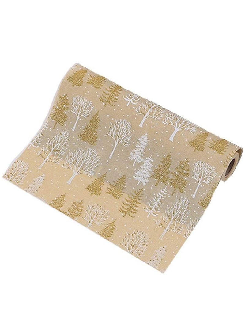 ACLIX - Christmas Table Runners Table Runner for Family Christmas Holiday Table Christmas Dinner Party Table Decoration 28x270cm - Image 1