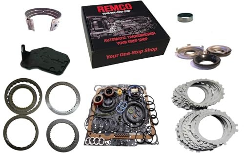 Remco 4L60E 4L65E 4L70E 9713 Automatic Transmission Rebuild KitComplete Set with Gaskets Seals High Energy Friction Plates Seels band filter Pistons - Image 1
