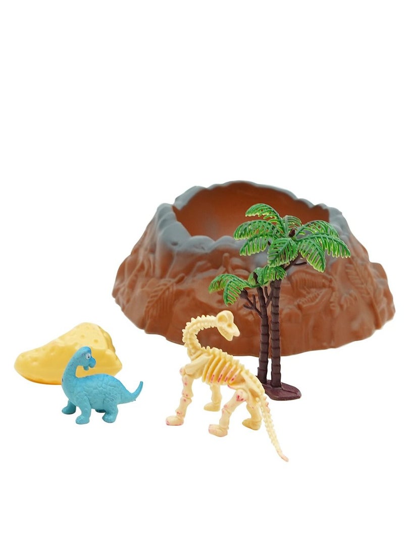 Dinosaur Egg Building Toy Set with Surprise Animal Figure Inside