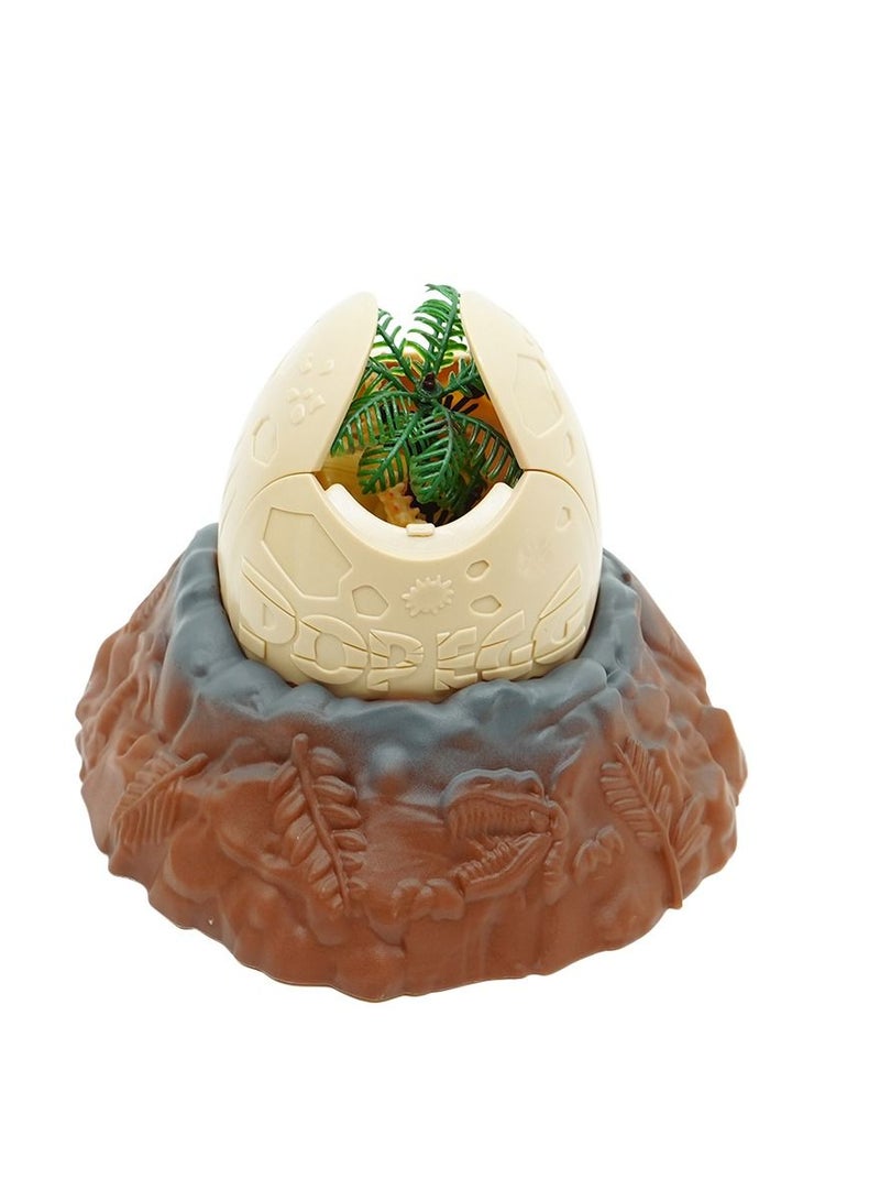 Dinosaur Egg Building Toy Set with Surprise Animal Figure Inside