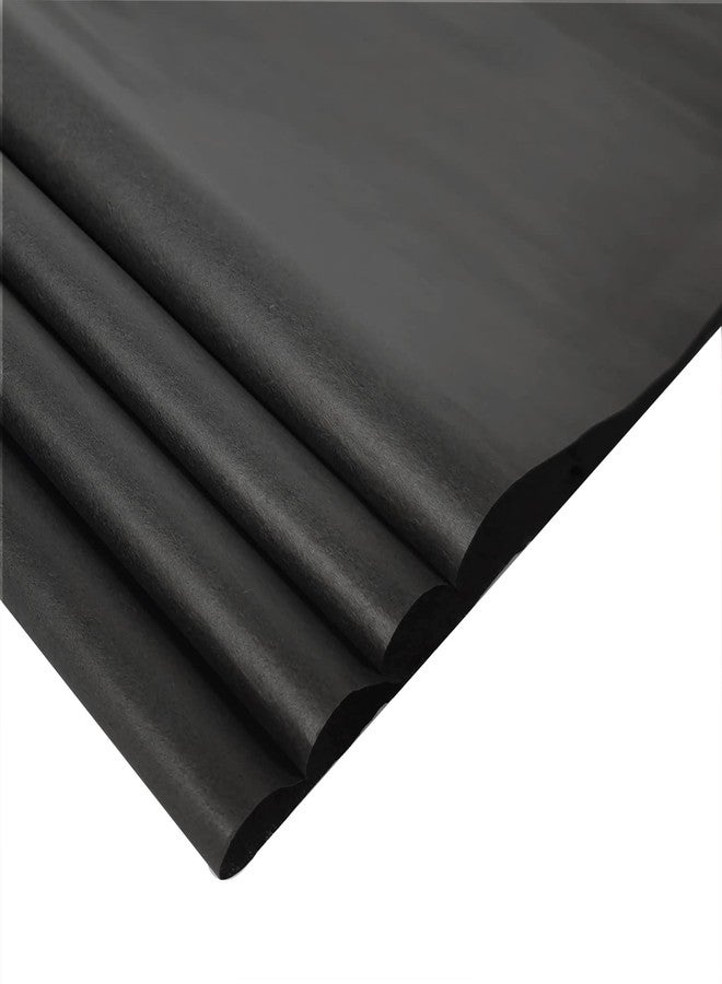 Bobobag 100 Sheets 20"X14" Black Tissue Paper Bulk for Gift Bags Wrapping Paper, Halloween Birthday Showers Arts Craft Party Favor Decoration - Image 4