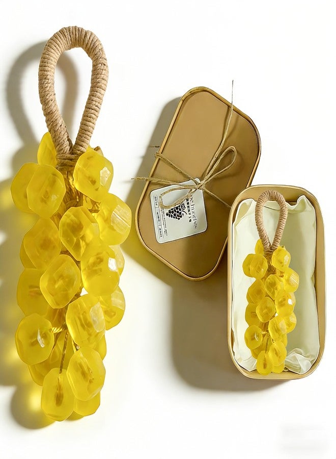 UBIETY Lemon Grape Soap on Rope – Crystal Bath Bar Hand Wash - Image 1