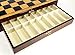 HPL American Revolutionary War Chess Set W 17 High Gloss Walnut and Birdseye Maple Color Storage Board - Image 4