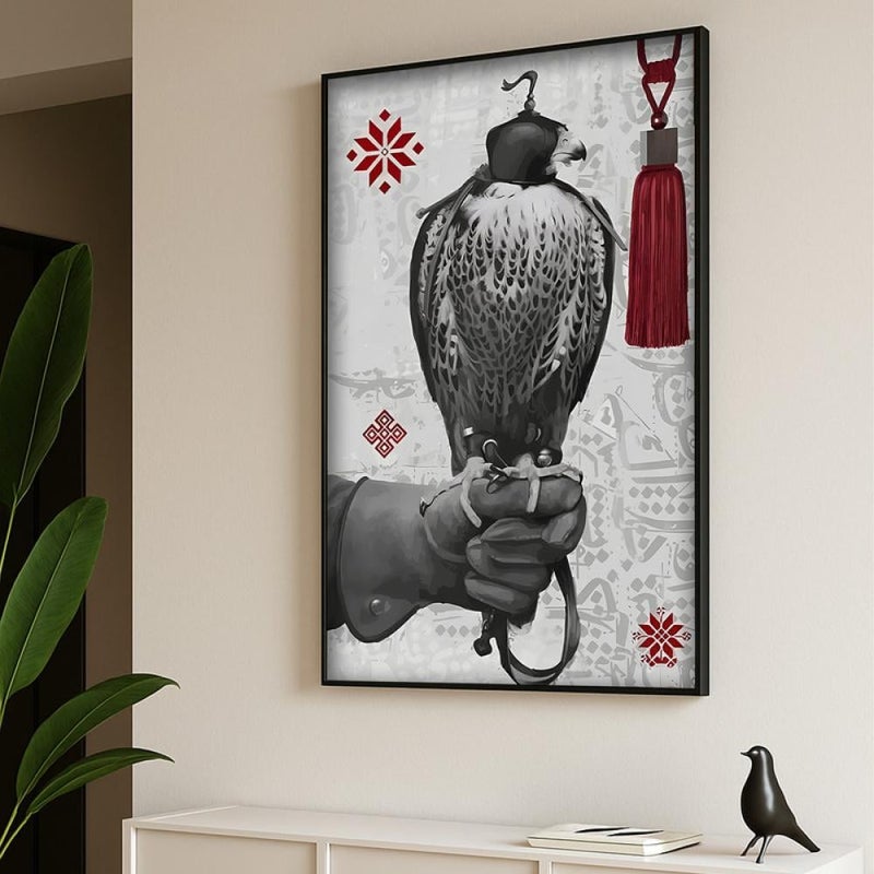 Marktna Najdi art design canvas painting with hollow frame size (120x80) one piece - Image 3