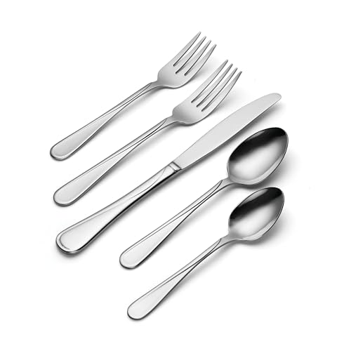 Oneida Flight 65 Piece Everyday Flatware, Service for 12, 18/0 Stainless Steel, Silverware Set, Dishwasher Safe - Image 3